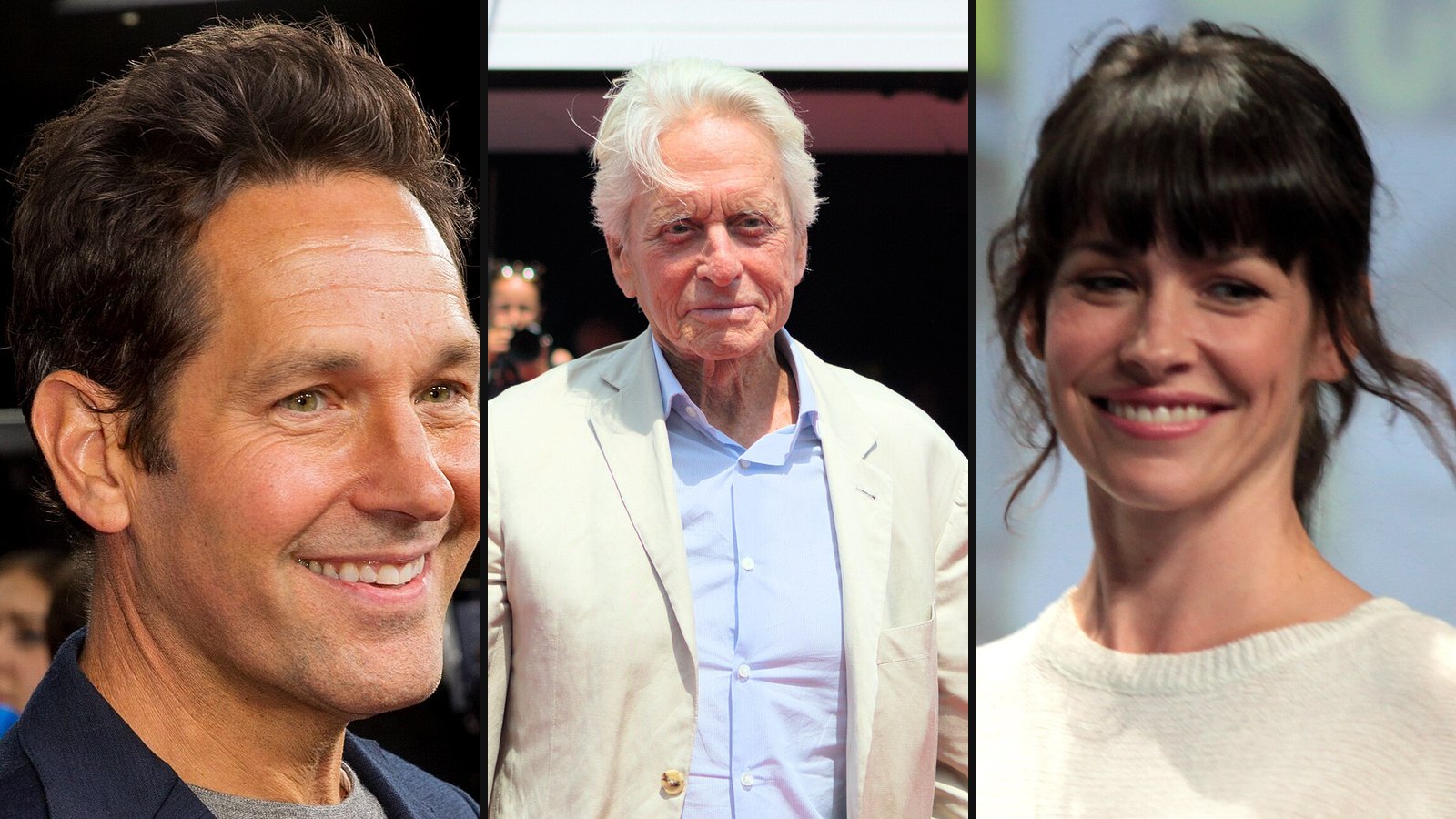 Paul Rudd, Michael Douglas og Evangeline Lilly fra Ant-Man