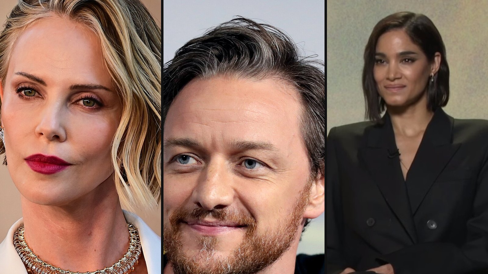 Charlize Theron, James McAvoy og Sofia Boutella fra Atomic Blonde