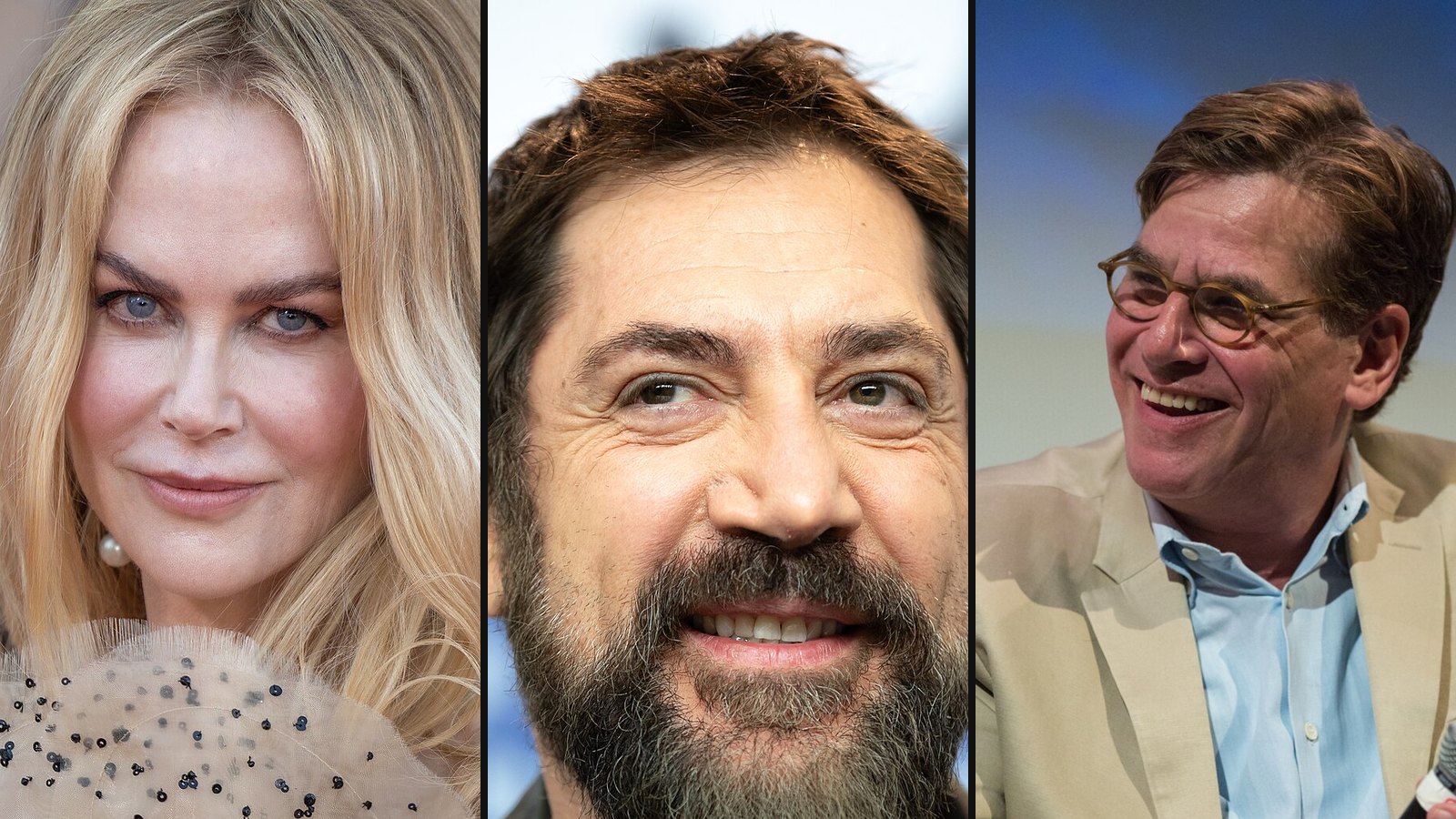 Nicole Kidman, Javier Bardem og Aaron Sorkin fra Being The Ricardos