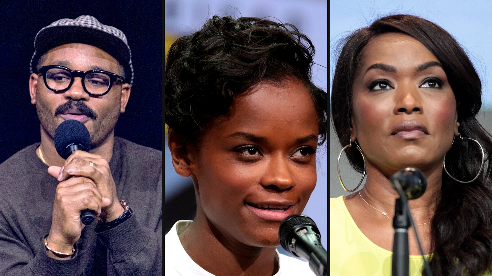 Ryan Coogler, Letitia Wright og Angela Bassett fra Black Panther: Wakanda Forever