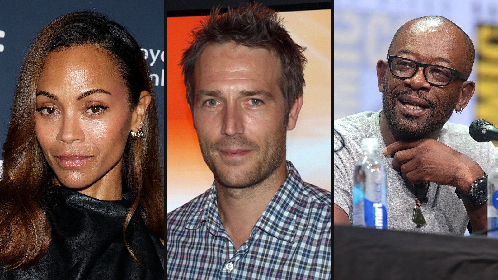 Zoe Saldana, Michael Vartan og Lennie James fra Colombiana