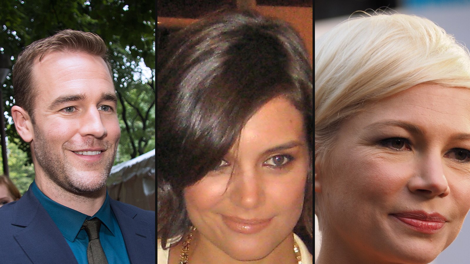 James Van Der Beek, Katie Holmes og Michelle Williams fra Dawson’s Creek