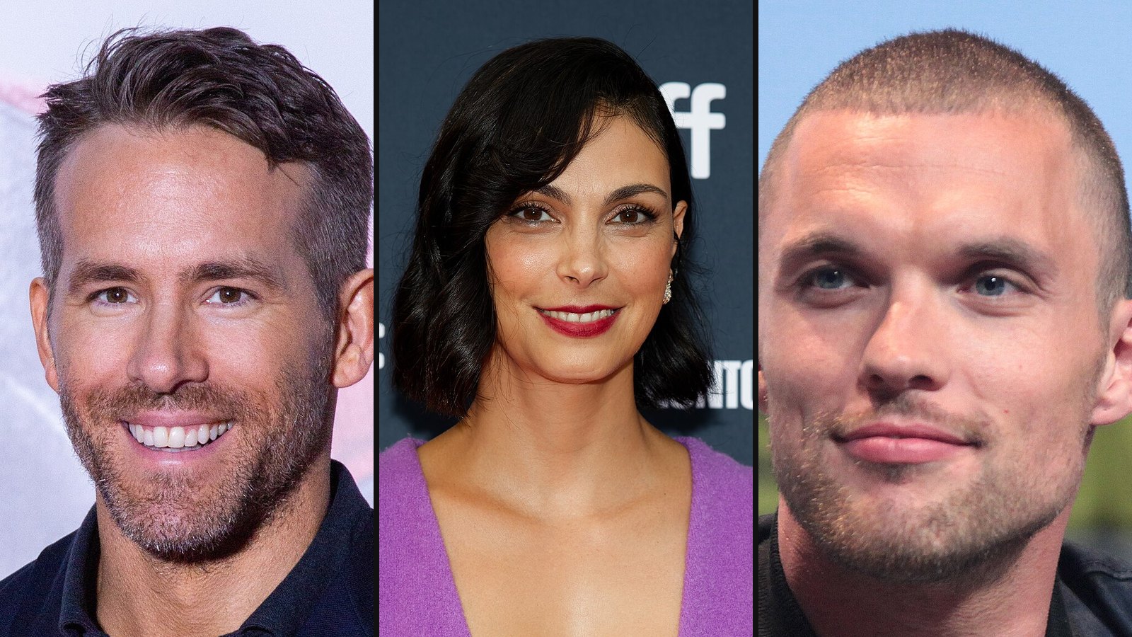 Ryan Reynolds, Morena Baccarin og Ed Skrein fra Deadpool