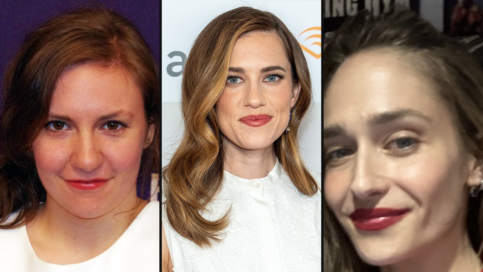 Lena Dunham, Allison Williams og Jemima Kirke fra Girls