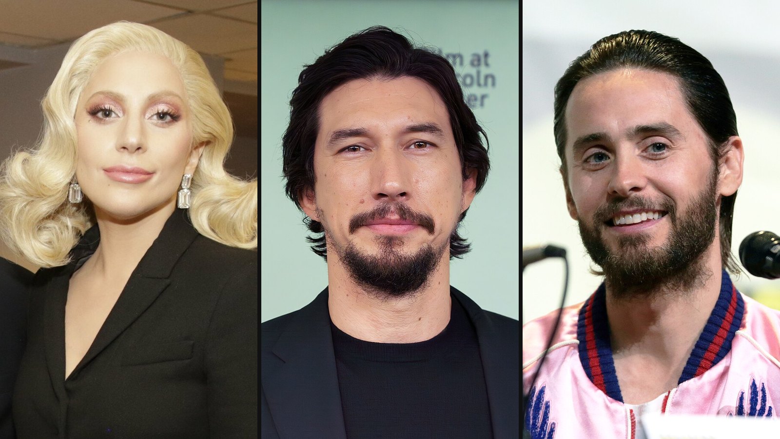 Lady Gaga, Adam Driver og Jared Leto fra House of Gucci