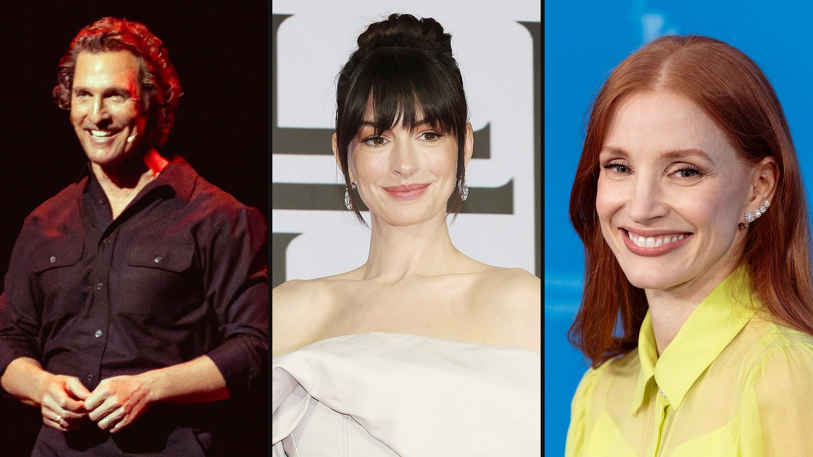 Matthew McConaughey, Anne Hathaway og Jessica Chastain fra Interstellar