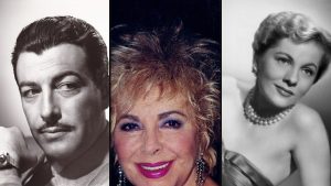 Robert Taylor, Elizabeth Taylor og Joan Fontaine fra Ivanhoe