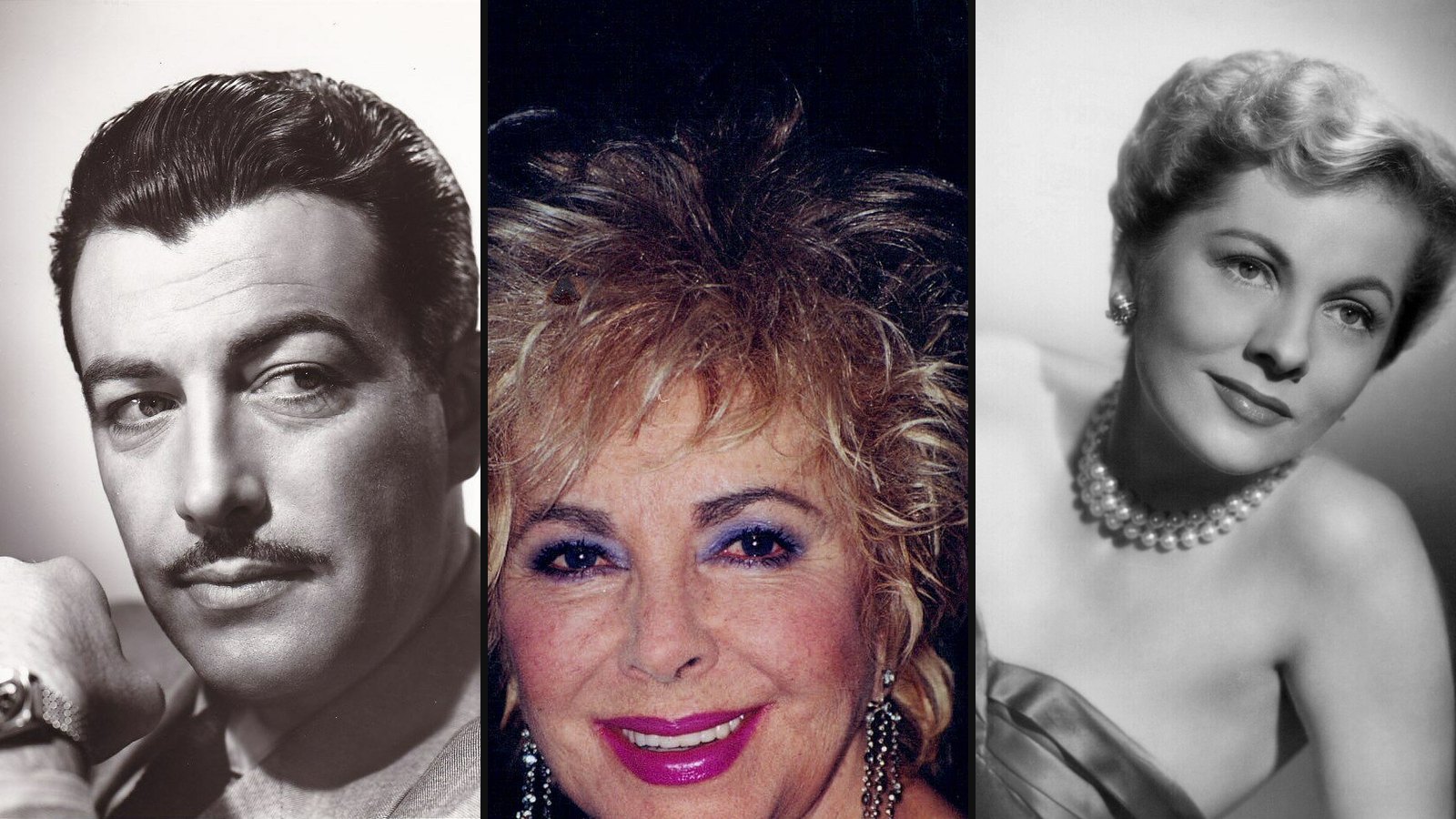 Robert Taylor, Elizabeth Taylor og Joan Fontaine fra Ivanhoe