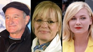 Robin Williams, Bonnie Hunt og Kirsten Dunst fra Jumanji