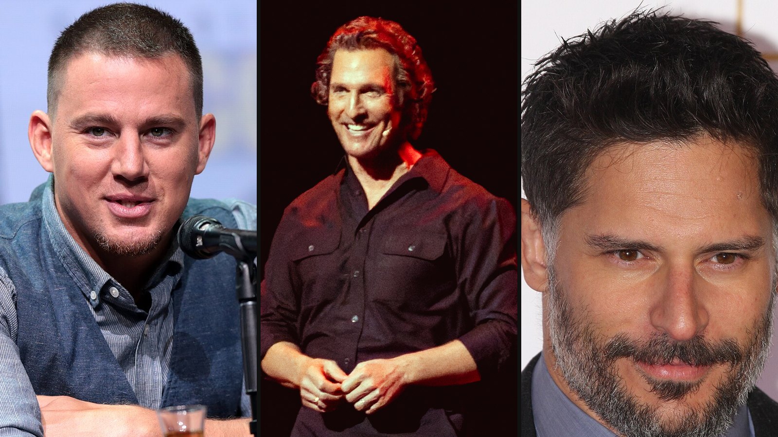 Channing Tatum, Matthew McConaughey og Joe Manganiello fra Magic Mike
