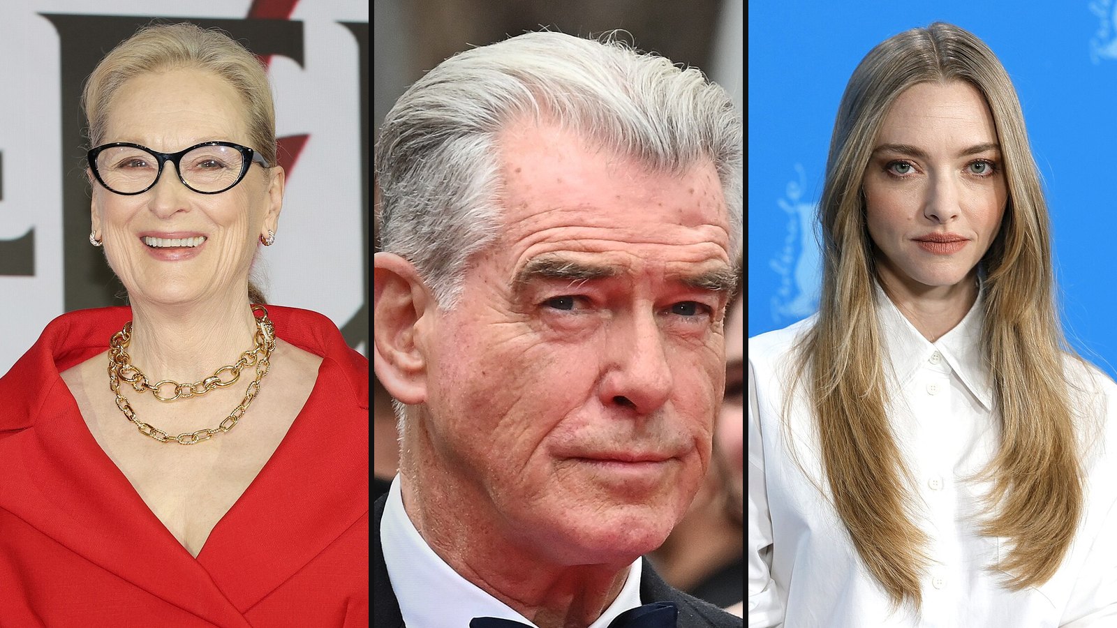Meryl Streep, Pierce Brosnan og Amanda Seyfried fra Mamma Mia!
