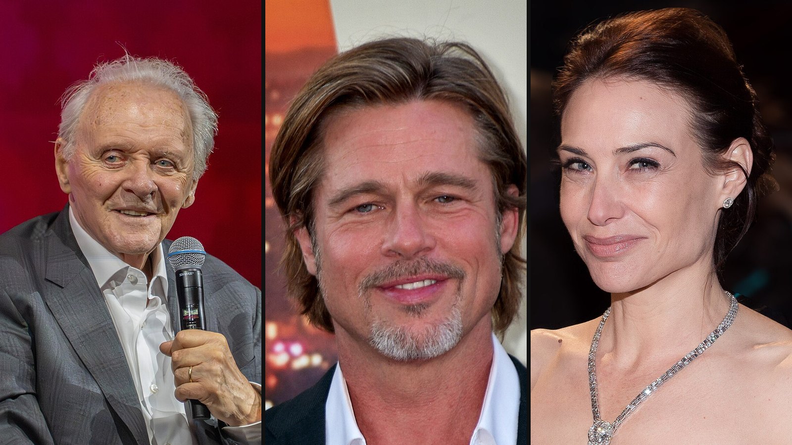 Anthony Hopkins, Brad Pitt og Claire Forlani fra Meet Joe Black