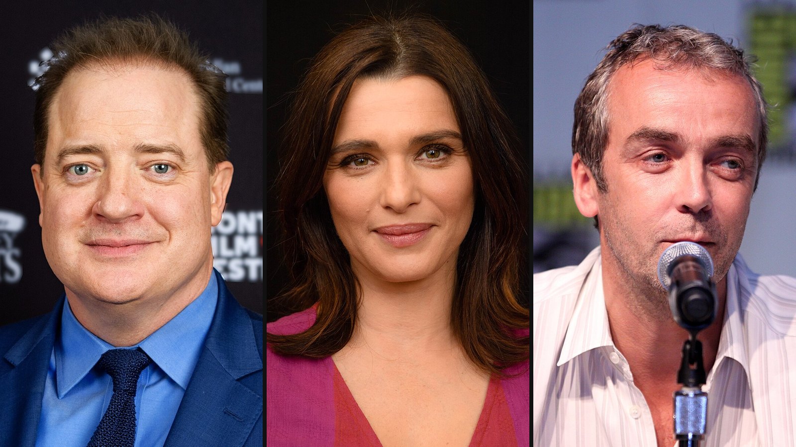 Brendan Fraser, Rachel Weisz og John Hannah fra Mumien