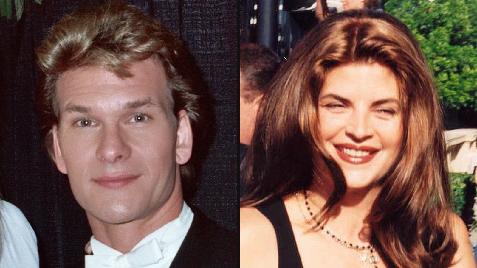 Patrick Swayze og Kirstie Alley fra Nord og Syd