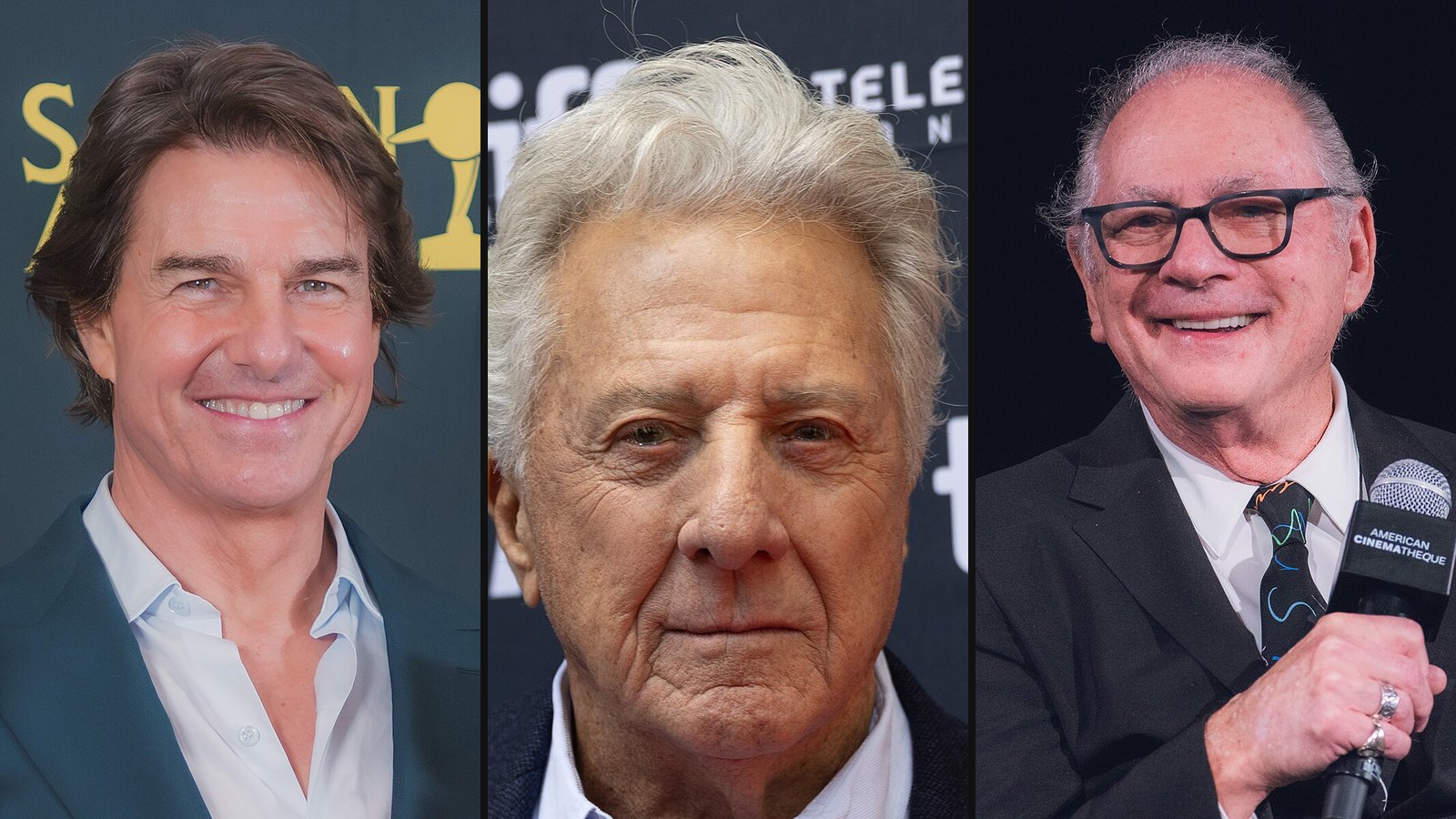 Tom Cruise, Dustin Hoffman og Barry Levinson fra Rain Man