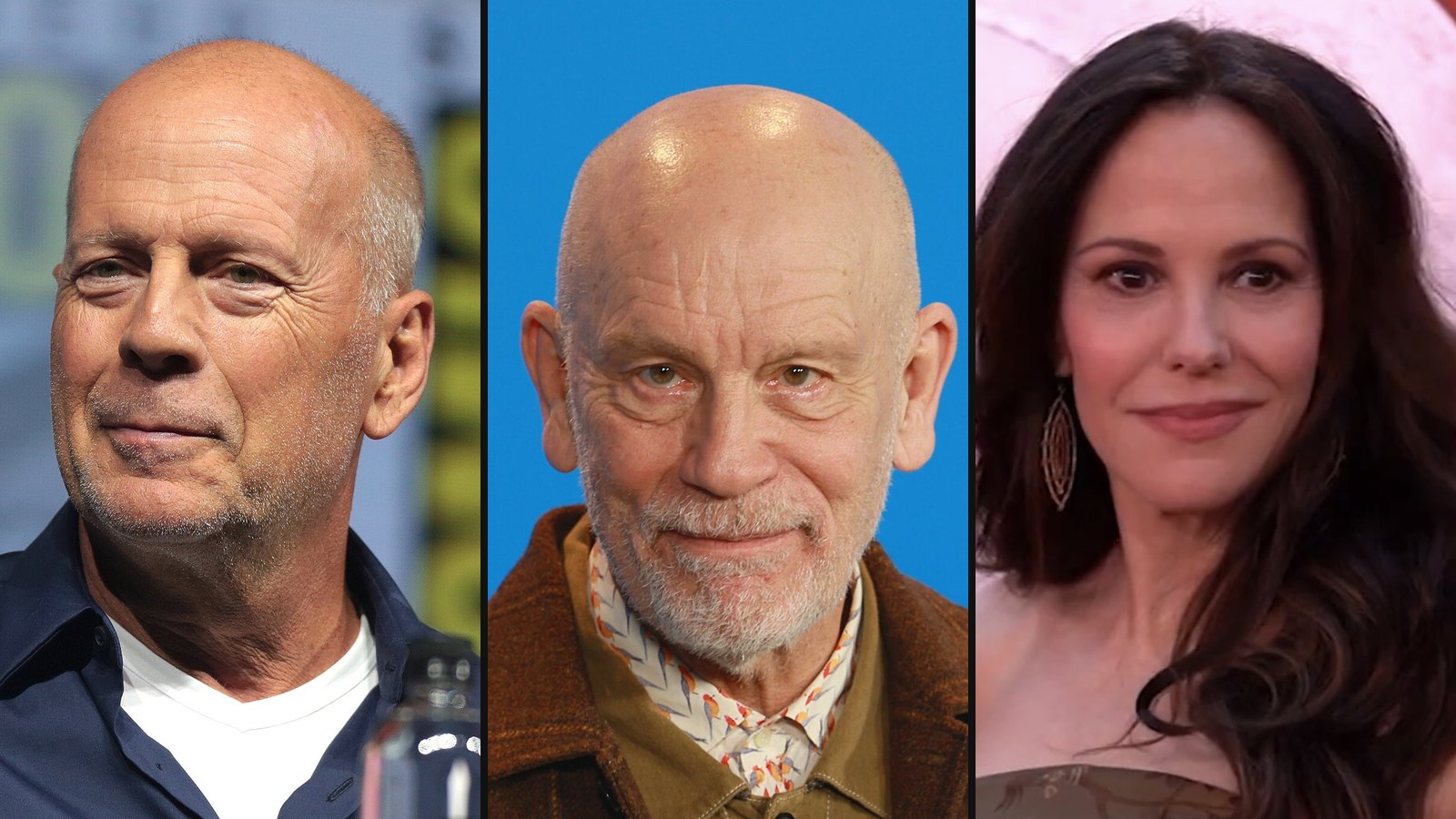 Bruce Willis, John Malkovich og Mary-Louise Parker fra Red 2