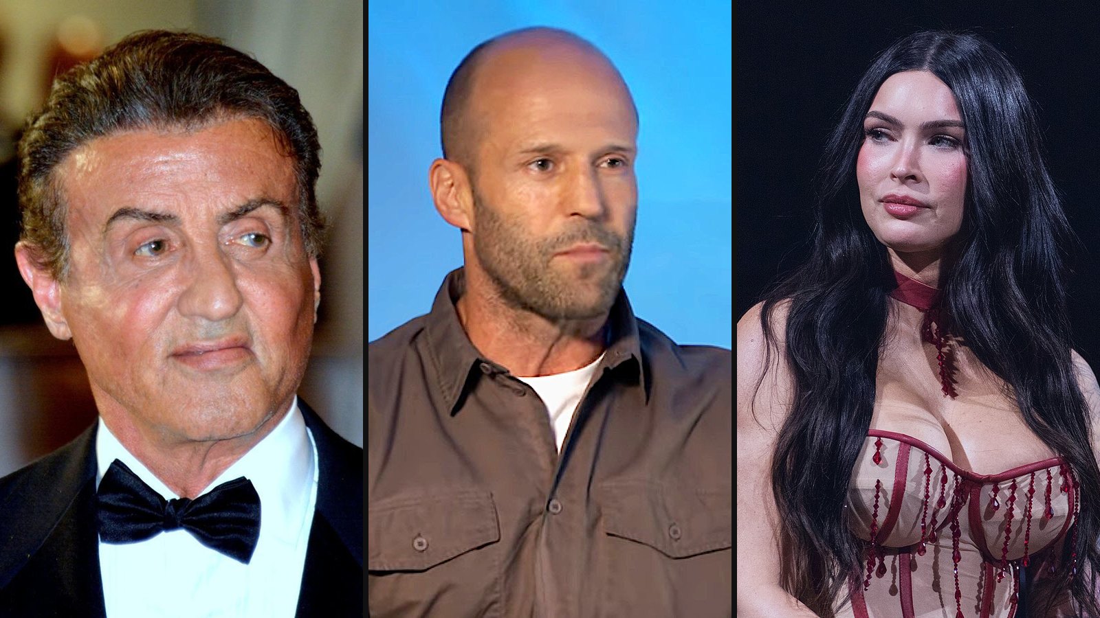 Sylvester Stallone, Jason Statham og Megan Fox fra The Expendables 4