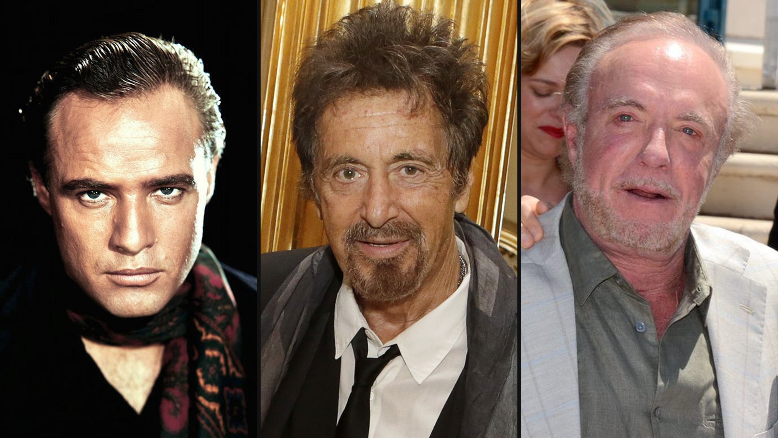 Marlon Brando, Al Pacino og James Caan fra The Godfather