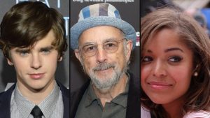 Freddie Highmore, Richard Schiff og Antonia Thomas fra The Good Doctor