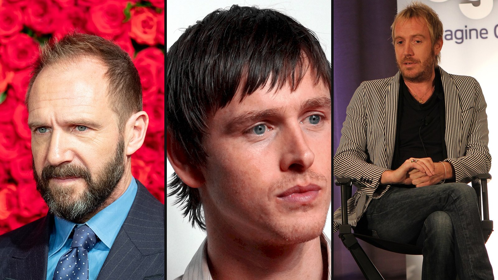 Ralph Fiennes, Harris Dickinson og Rhys Ifans fra The King’s Man