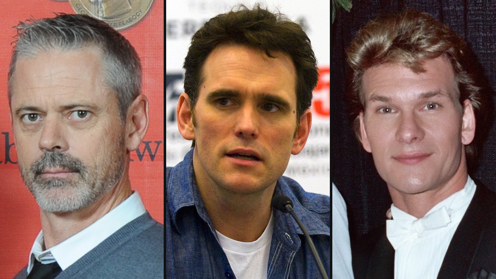 C. Thomas Howell, Matt Dillon og Patrick Swayze fra The Outsiders