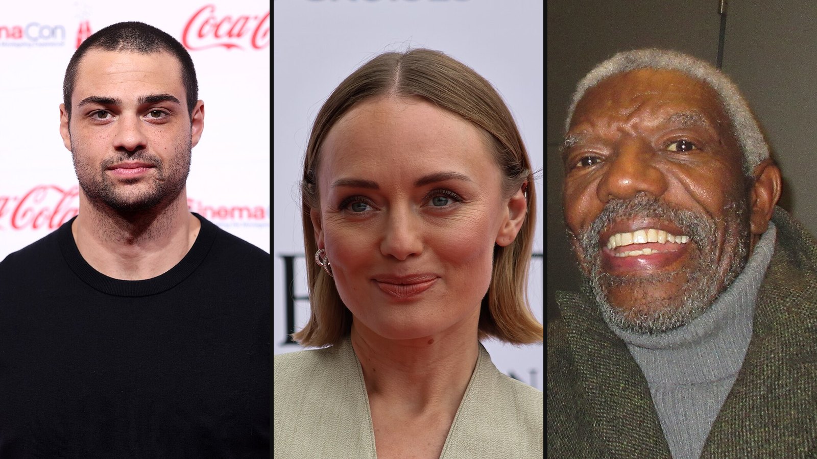 Noah Centineo, Laura Haddock og Vondie Curtis-Hall fra The Recruit