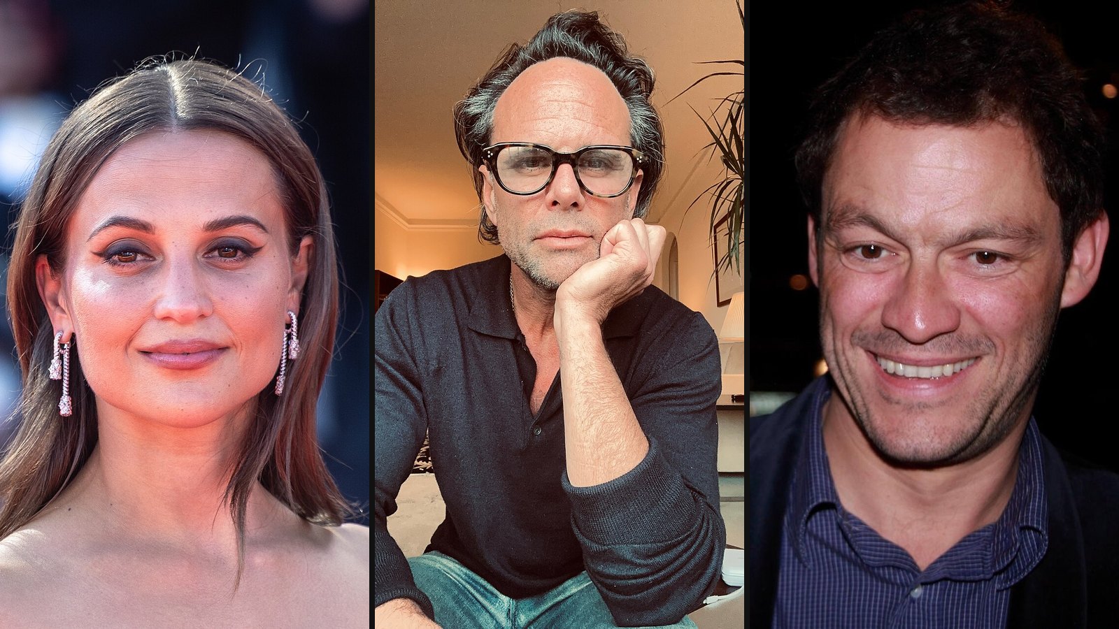 Alicia Vikander, Walton Goggins og Dominic West fra Tomb Raider