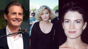 Kyle MacLachlan, Sheryl Lee og Lara Flynn Boyle fra Twin Peaks