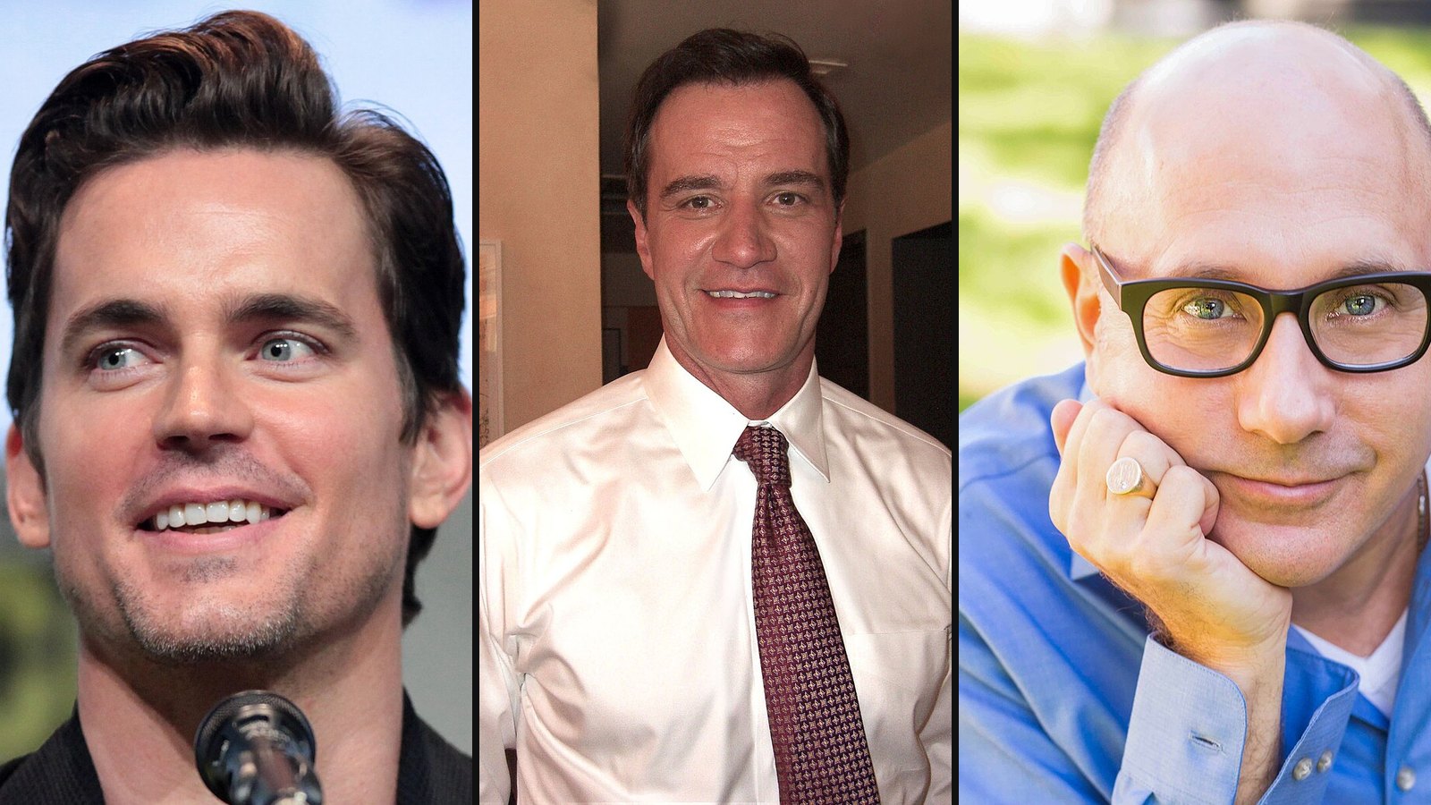 Matt Bomer, Tim DeKay og Willie Garson fra White Collar